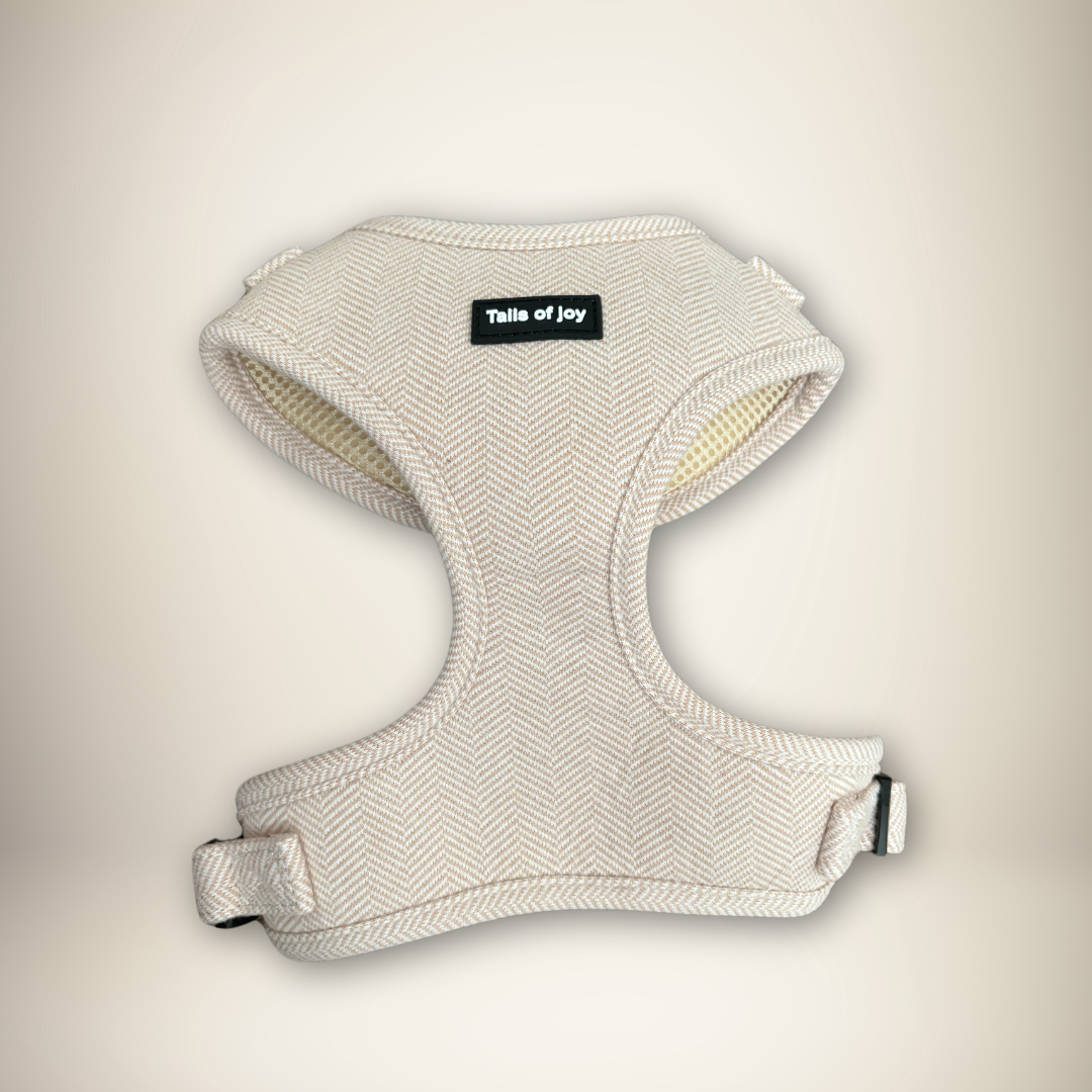 Vanilla Tweed Adjustable Harness